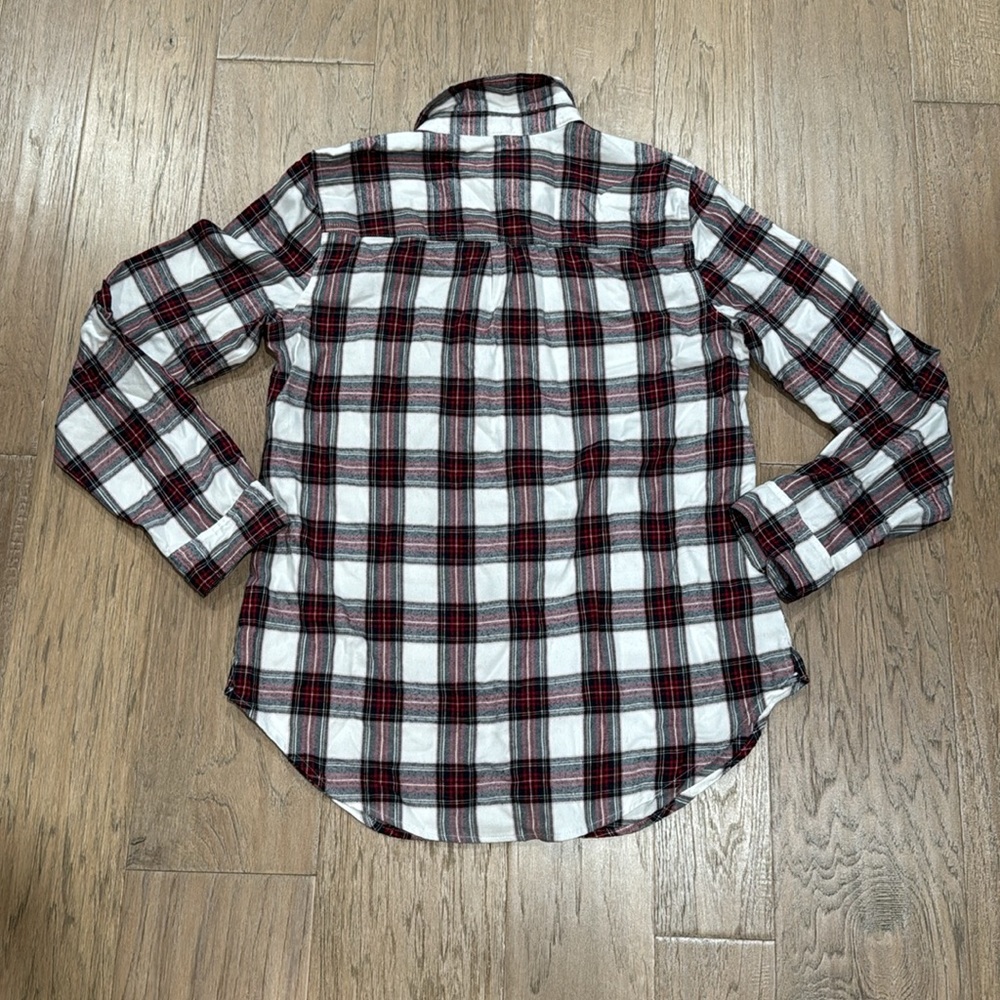 Abercrombie & Fitch Soft A&F Flannel Collection Plaid Dress Lounge Shirt… - Picture 6 of 6